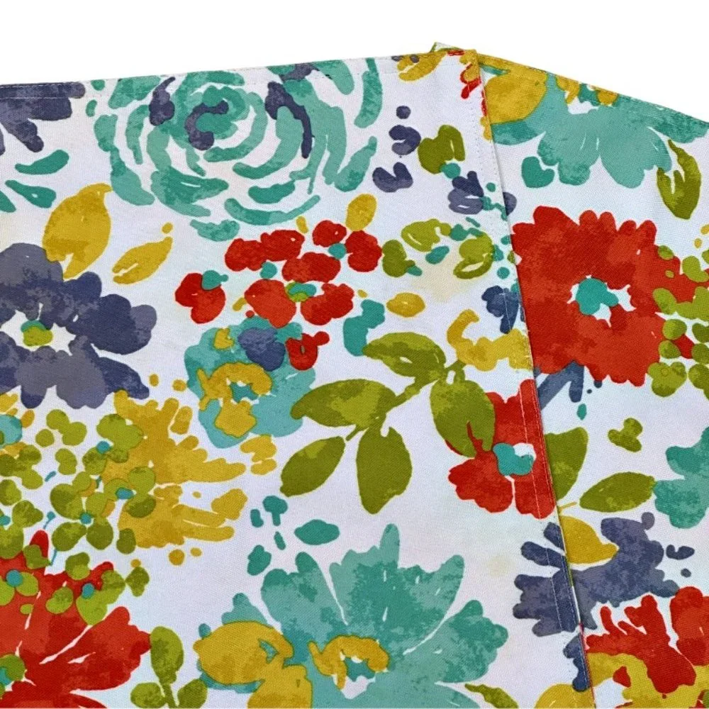 Isaac Mizrahi Red & Yellow Floral Placemats SET of 4 Indoor / Outdoor 19